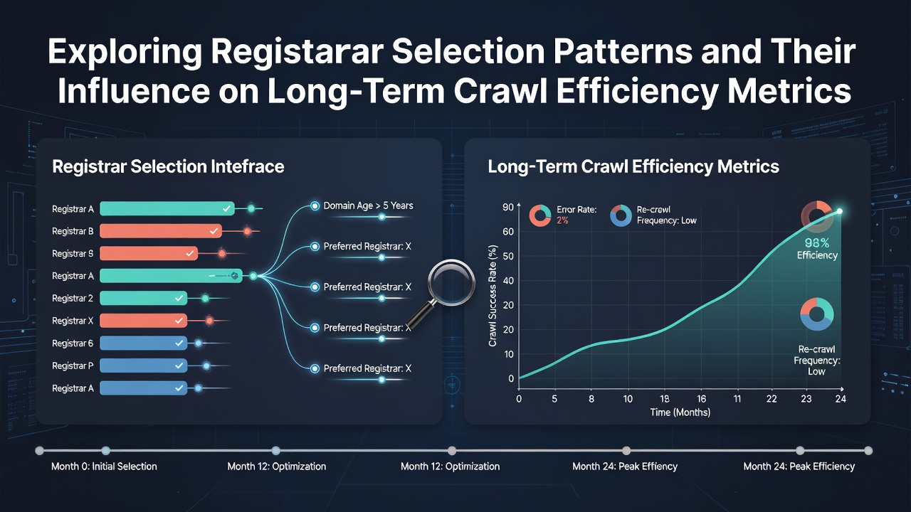 Exploring Registrar Selection Patterns and Their Influence on Long-Term Crawl Efficiency Metrics