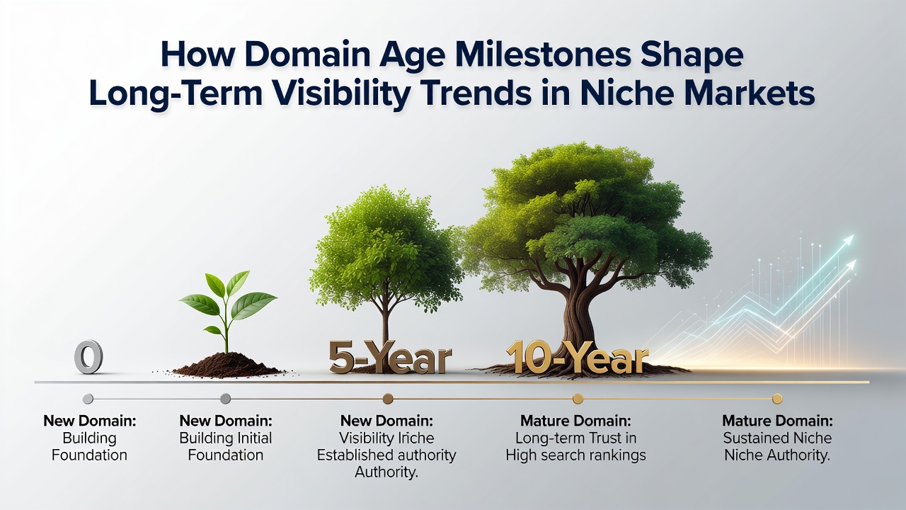 How Domain Age Milestones Shape Long-Term Visibility Trends in Niche Markets